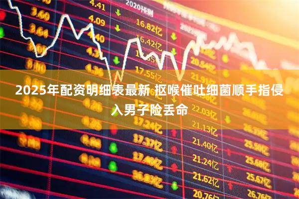 2025年配资明细表最新 抠喉催吐细菌顺手指侵入男子险丢命
