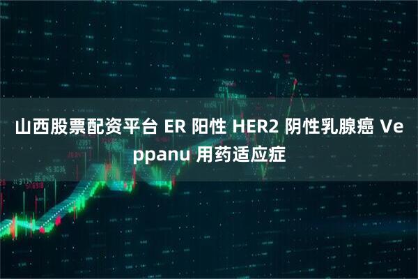 山西股票配资平台 ER 阳性 HER2 阴性乳腺癌 Veppanu 用药适应症